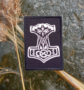 THOR'S HAMMER, VELCRO PATCH - MILITARY PATCHES
