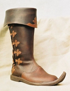 KNIGHT SHOES WITH DECORATIVE LACING - GOTISCHE SCHUHE