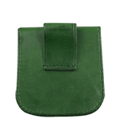 GENTLEMAN, LEATHER BELT BAG - GREEN - BAGS, SPORRANS