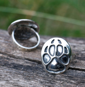 WOLF TRACK, RING, STERLING SILVER - RINGS