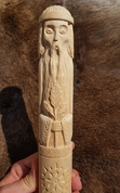 ROD, SLAVIC GOD OF FIRE, CARVED STATUE - WOODEN STATUES, PLAQUES, BOXES