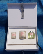 ORIENTAL LILY VOTIVE CANDLES AND REED DIFFUSER - GIFT BOX - REED DIFFUSERS