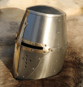 CRUSADER HELMET - BRASS - MEDIEVAL HELMETS