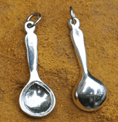 LÖFFEL, ANHÄNGER AUS SILBER - ANHÄNGER - SCHMUCK, SILBER