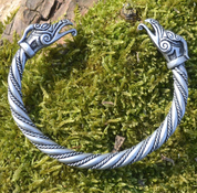 DRAIG CELTIC DRAGON SILVER PLATED TIN ALLOY BRACELET - CELTIC PENDANTS