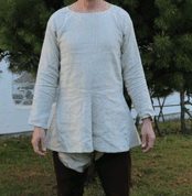 MEDIEVAL LINEN SHIRT, MAN 14TH CENTURY - CLOTHING FOR MEN