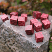 GAMING DICE - RED, 1 PIECE - MEDIEVAL BOARD GAMES