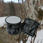 SÁMI SÁPMI LAPLAND ENAMEL MUG - MUGS, GOBLETS, SCARVES