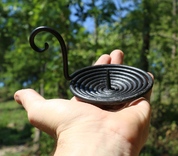 MEDIEVAL CANDLE HOLDER, FORGED, SPIRAL - FORGED PRODUCTS