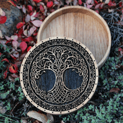 TREE OF LIFE, CELTIC OAK BOX FOR JEWELRY, BRACELETS - CORDS, BOXES, CHAINS