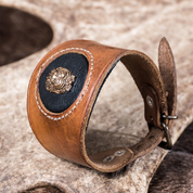 LÖWE-HERZ, LEDER-ARMBAND - LEDERARMBÄNDER