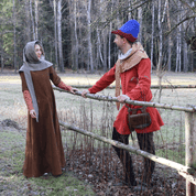 UPPER DRESS - MEDIEVAL COSTUME, LADIES, 14TH CENTURY - COSTUMES FOR WOMEN