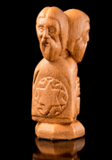 TRIGLAV, SLAVIC, GOD, FIGURE - SLAVIC STATUES, BOHEMIA, MORAVIA