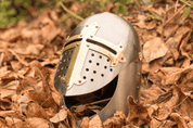 PŘILBA HRNEC ITALSKÝ, MOSAZ - MEDIEVAL HELMETS