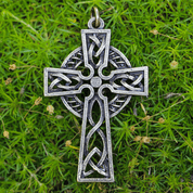 CELTIC CROSS AMULET, ZINC ALLOY - CELTIC PENDANTS