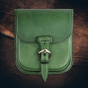 GENTLEMAN, LEATHER BELT BAG - GREEN - BAGS, SPORRANS