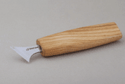SMALL KNIFE FOR GEOMETRIC WOODCARVING C10S - GESCHMIEDETE SCHNITZMEISSEL