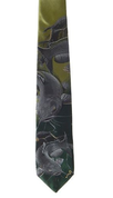 CATFISH FISHING TIE TURQUOISE - TIES, BOW TIES, HANDKERCHIEFS