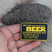 MAY THE BEER BE WITH YOU 3D RUBBER PATCH - MILITARY PATCHES