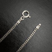 SILVER NECK CHAINLET, AG 925 45 CM - SCHNÜRE, SCHATULLEN, ANHÄNGER