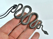 VIPERA, HAND FORGED SNAKE PENDANT - TIERE ANHÄNGER