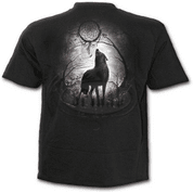 WOLF TRIAD - T-SHIRT BLACK - MEN'S T-SHIRTS, SPIRAL DIRECT