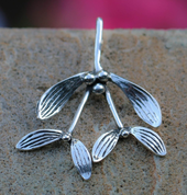 DRUID MISTLETOE, PENDANT, SILVER - PENDANTS