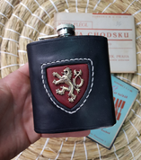 HIP FLASK, KINGDOM OF BOHEMIA - LION - BOTTLES, HIP FLASKS