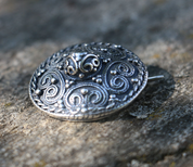 VIKING BROOCH, STORA RYK, FÄRGELANDA, SWEDEN, SILVER - BROOCHES AND BUCKLES