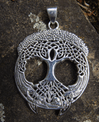 TREE OF LIFE, LARGE PENDANT - ANHÄNGER - SCHMUCK, SILBER