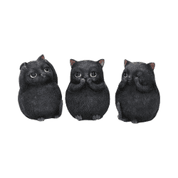 THREE WISE FAT CATS 8.5CM - FIGURES, LAMPS, CUPS