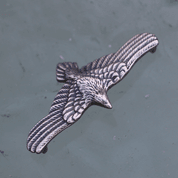 FLYING CROW - RAVEN PENDANT, STERLING SILVER - PENDANTS