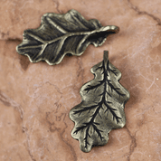 OAK LEAF, PENDANT ZINC, ANT. BRASS - CELTIC PENDANTS