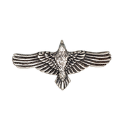 FLYING CROW - RAVEN PENDANT, STERLING SILVER - PENDANTS