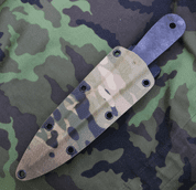 TACTICAL KYDEX SHEATH FOR TOP DOG THROWING KNIFE MULTICAM - SHARP BLADES - THROWING KNIVES