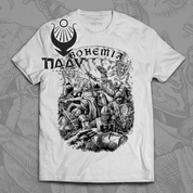 BOHEMIA, KING PREMYSL OTAKAR II. T-SHIRT, WHITE - PAGAN T-SHIRTS NAAV FASHION