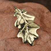OAK LEAF, PENDANT GOLD PLATED - GILDED JEWELRY