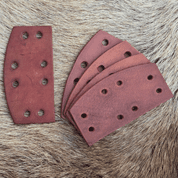 LEATHER SCALE, 1 PIECE, COGNAC - LEATHER ARMOUR/GLOVES
