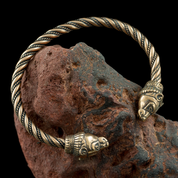 BERSERKER, BEAR, BRONZE BRACELET - VIKING, SLAVIC, CELTIC BRACELETS - BRONZE AND BRASS