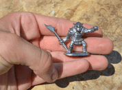 ORC. TIN FIGURE - PEWTER FIGURES