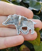 COLLACH - CELTIC BOAR PENDANT, SILVER, 10G - PENDANTS