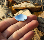 DEER TRACK, SILVER PENDANT - PENDANTS