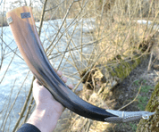 GUNNAR, DE LUXE VIKING HORN - TRINKHÖRNER