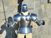 MEDIEVAL POLISHED HALF ARMOUR, 1.5 MM - SUITS OF ARMOUR