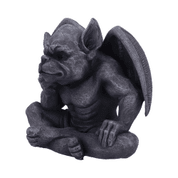 LAVERNE DARK BLACK GROTESQUE GARGOYLE FIGURINE - FIGURES, LAMPS, CUPS