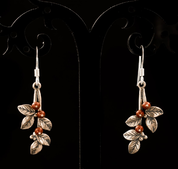 CANNEBERGES, BOUCLES D'OREILLES, BRONZE - BIJOUTERIE FANTAISIE