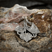 LIME LEAVES, SLAVIC TREE, PENDANT, BRONZE - BRONZE HISTORICAL JEWELS