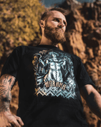 MORANA, GODDESS OF DEATH, COLORED MEN'S T-SHIRT - PAGAN T-SHIRTS NAAV FASHION