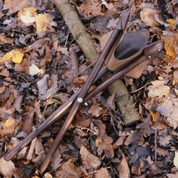 LEATHER FOLDING TRIPOD - BUSHCRAFT