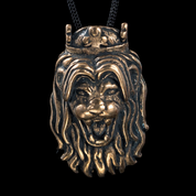 LION'S HEAD, BRONZE PENDANT - BRONZE HISTORICAL JEWELS